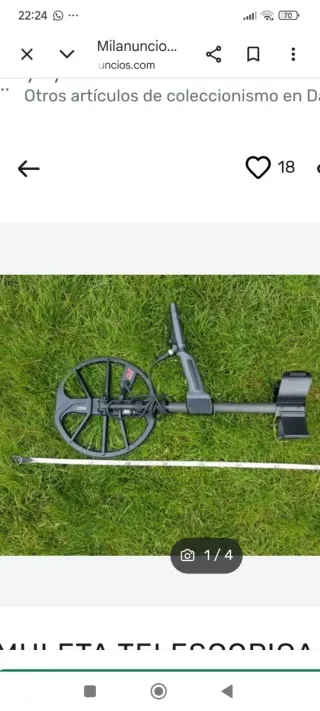 Muleta telescópica Equinox