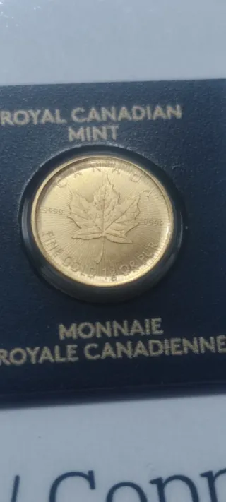 Maple Leaf 1gr Oro 9999 para Asier