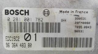 Citroen 572864 centralita motor 9636448380 xantia