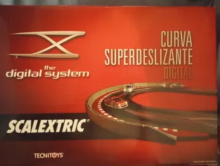 Scalextric Curva Superdeslizante Digital