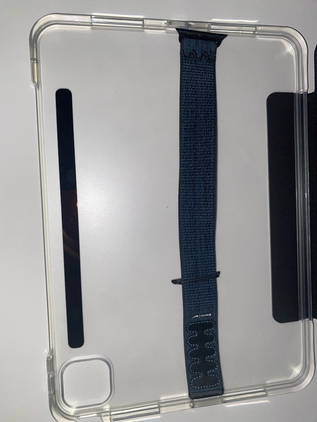 Correa Nike Sport Loop Negra/Azul 46mm
