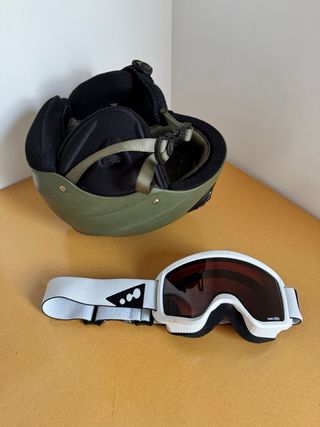 Casco y Gafas Snowboard.