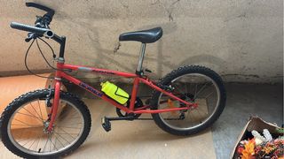 Bicicleta BMX Roja Decathlon Rockrider