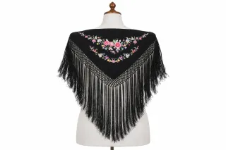 Mantoncillo Flamenco Bordado Mujer