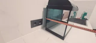 Acuario Waterhome Negro y Transparente