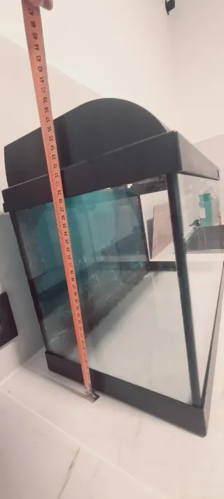 Acuario Waterhome Negro y Transparente