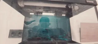 Acuario Waterhome Negro y Transparente