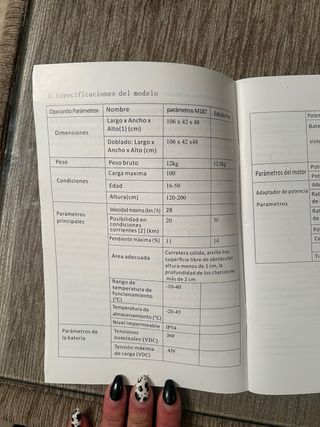 Patinete eléctrico plegable INFINITON