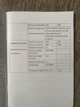 Patinete eléctrico plegable INFINITON