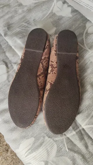 Bailarinas MARYPAZ piel serpiente Talla 39