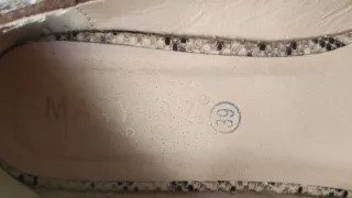 Bailarinas MARYPAZ piel serpiente Talla 39