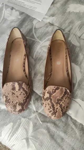 Bailarinas MARYPAZ piel serpiente Talla 39