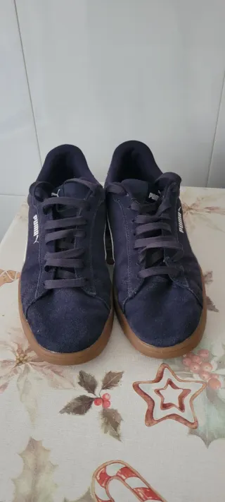 Zapatillas Puma Azul y Blanco