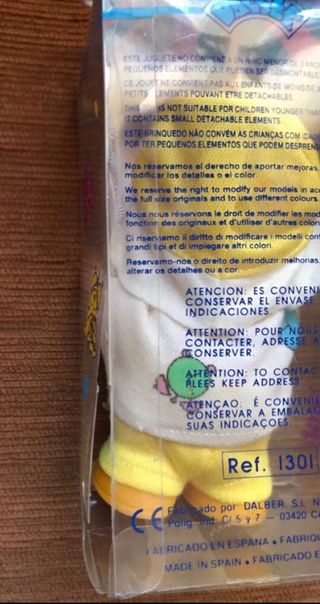 Muñeco Chipi Dalber amarillo