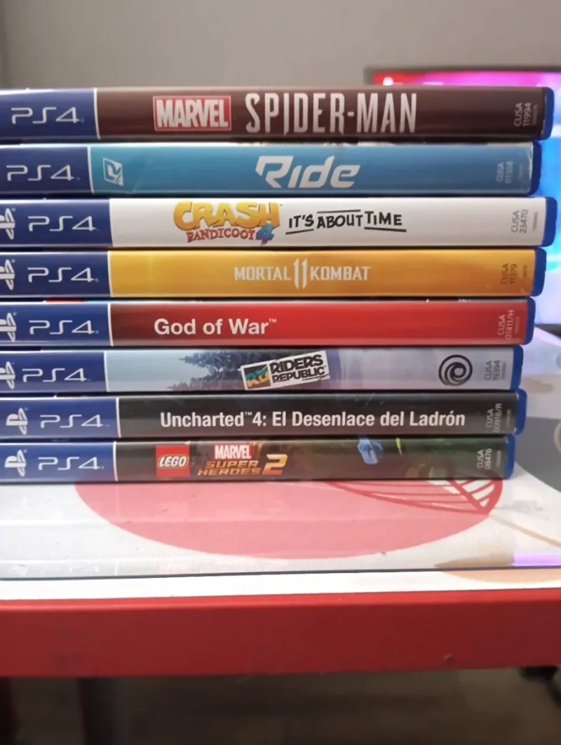 Lote 8 Juegos PS4.