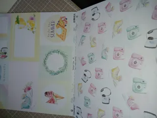 Pack Papel Scrapbooking Verano 12x12 P13