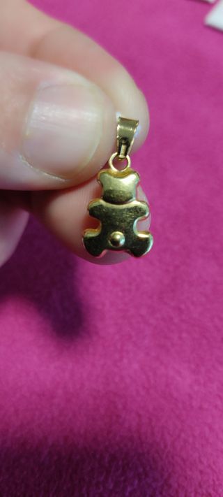 Colgante osito oro 18 kilates