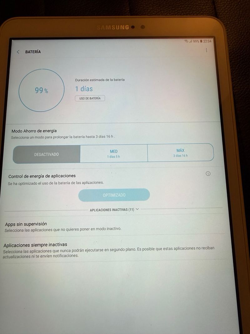 Samsung Galaxy Tab A6 16GB 4G Blanca afbeelding 5