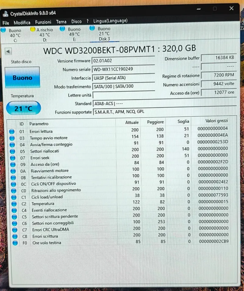 Disco duro WD Scorpio Black 320GB 7200rpm afbeelding 2