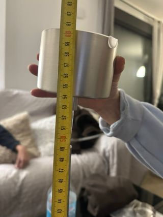 Lámpara de techo colgante cristal y metal