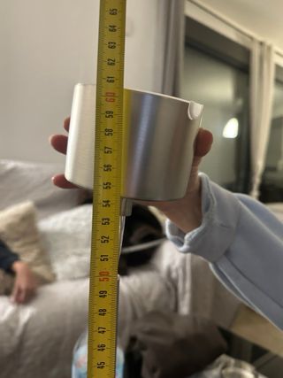 Lámpara de techo colgante cristal y metal