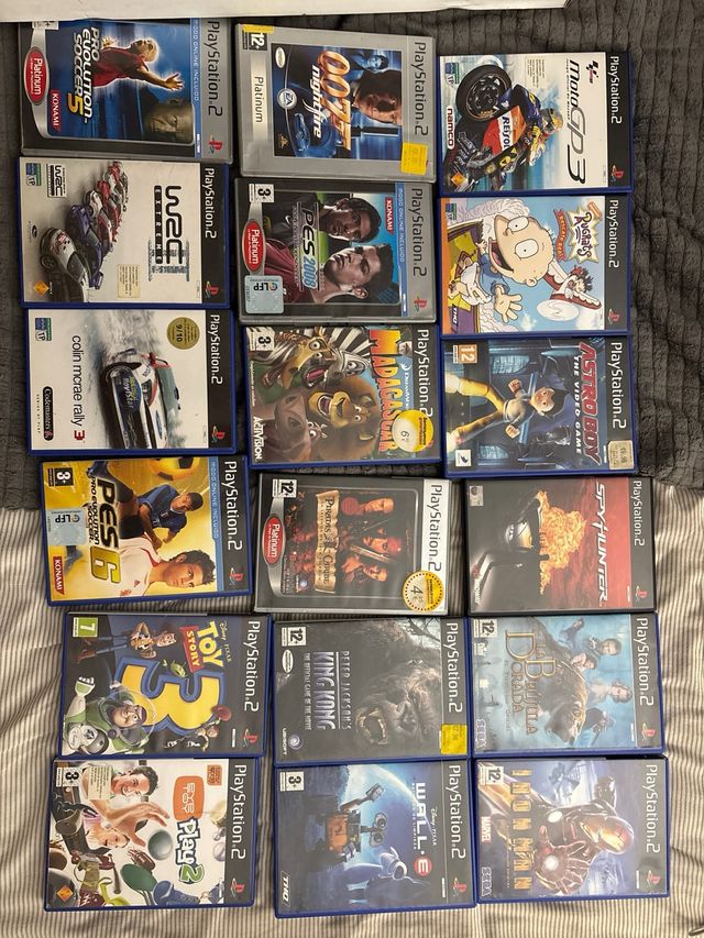 Lote 18 Juegos PlayStation 2 PS2