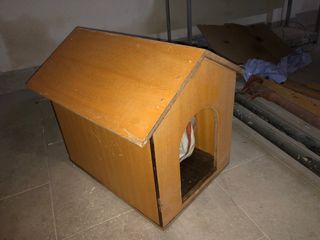 Caseta para perro de madera