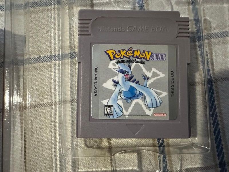 Juego Pokémon Silver para Game Boy Color completo USA afbeelding 5