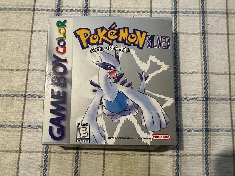 Juego Pokémon Silver para Game Boy Color completo USA afbeelding 6