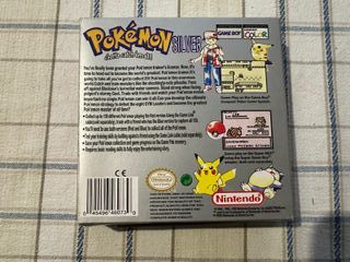 Pokémon Silver Game Boy Color Completo USA