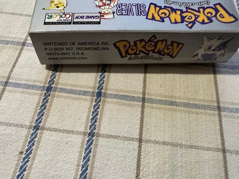 Juego Pokémon Silver para Game Boy Color completo USA afbeelding 10