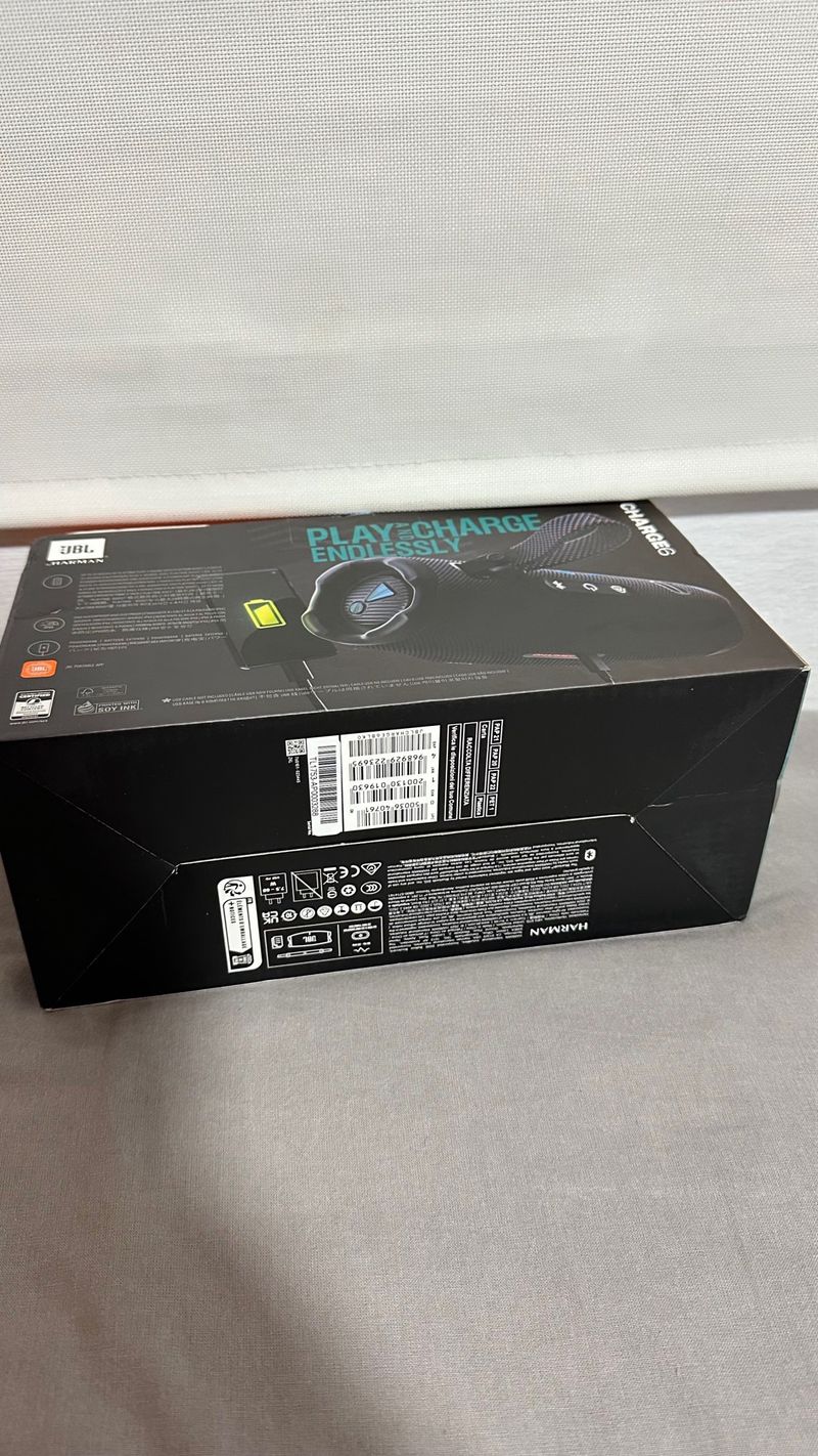 JBL Charge 6 Altavoz Bluetooth Negro afbeelding 4