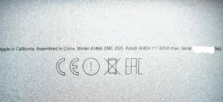 MacBook Air 13" 2015 color plata