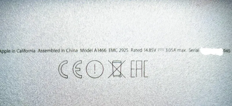 MacBook Air 13" 2015 color plata afbeelding 8