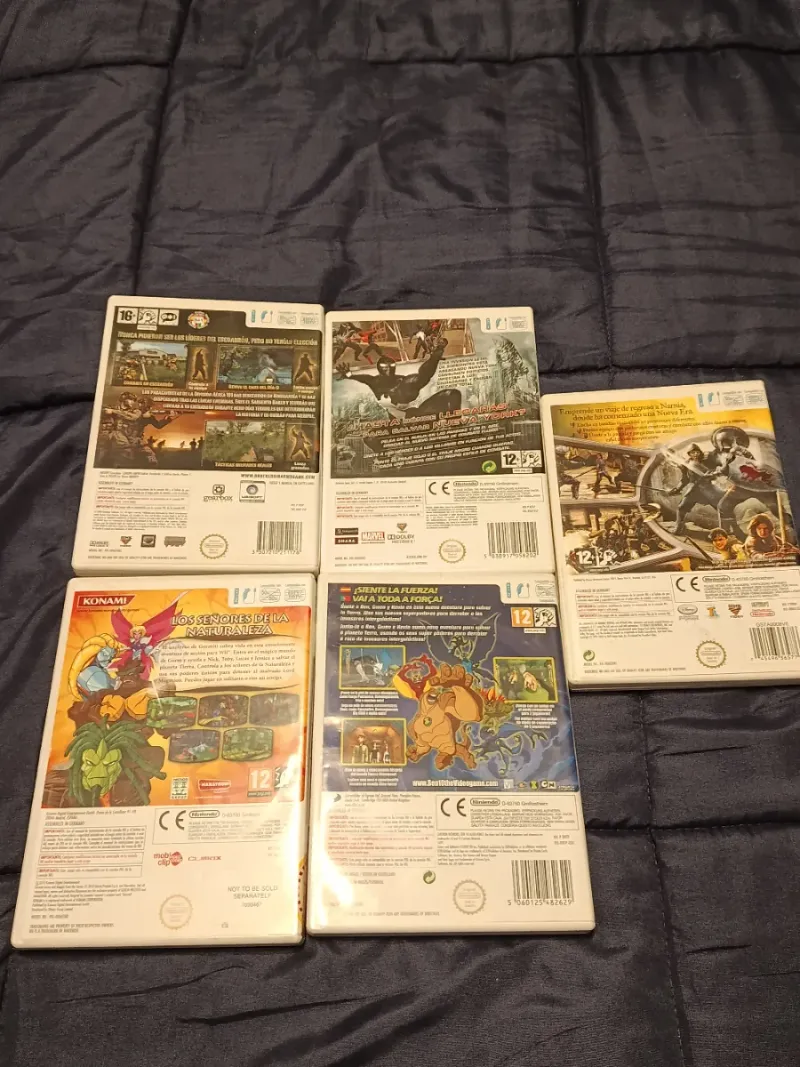 Lote 5 Juegos Wii: Spider-Man, Narnia, Gormiti, Be afbeelding 4