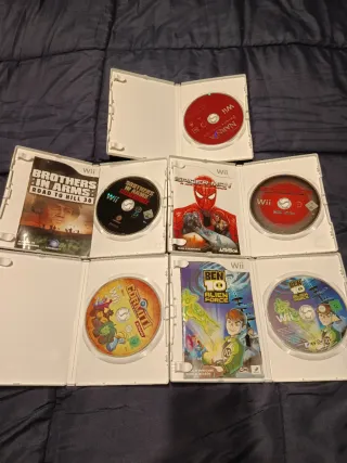 Lote 5 Juegos Wii: Spider-Man, Narnia, Gormiti, Be
