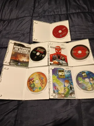 Lote 5 Juegos Wii: Spider-Man, Narnia, Gormiti, Be