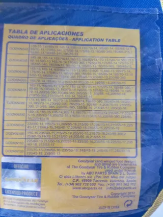 Cadenas de Nieve Goodyear T-70