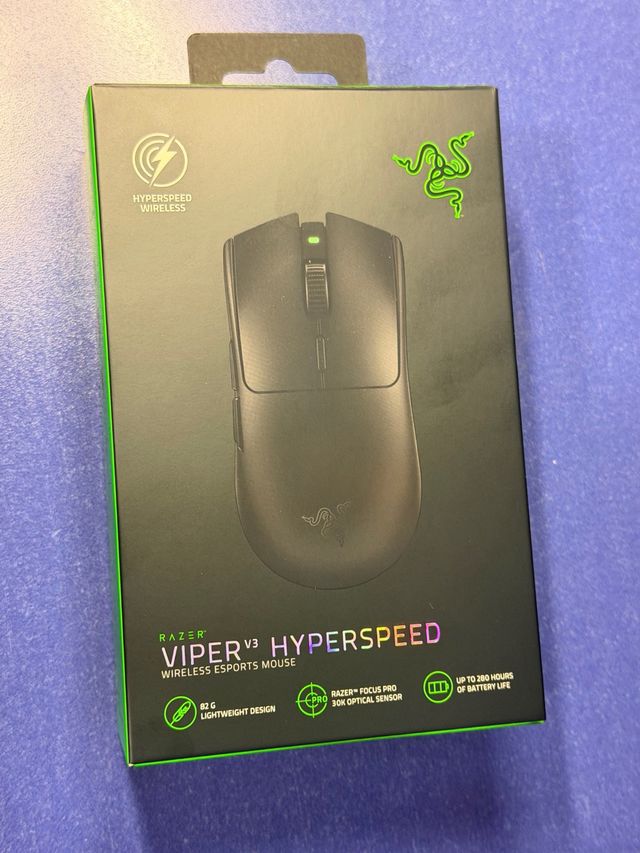 Viper V3 Hyperspeed Ratón Inalámbrico Con pila