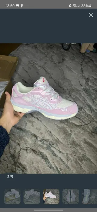 Asics Gel Zapatillas Deportivas Rosa y Blanco