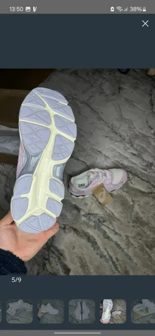 Asics Gel Zapatillas Deportivas Rosa y Blanco