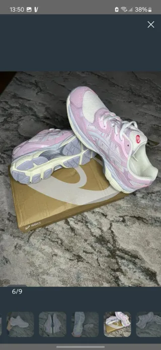 Asics Gel Zapatillas Deportivas Rosa y Blanco