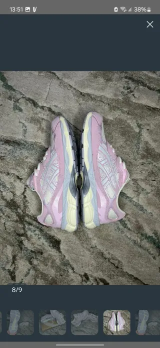 Asics Gel Zapatillas Deportivas Rosa y Blanco
