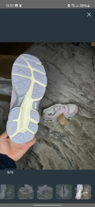 Asics Gel Zapatillas Deportivas Rosa y Blanco