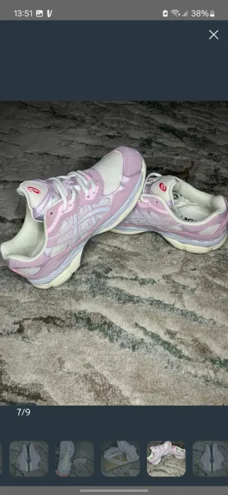 Asics Gel Zapatillas Deportivas Rosa y Blanco