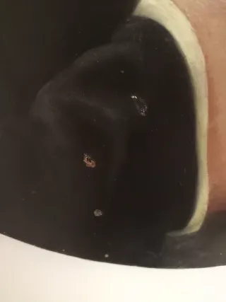 Antico Ritratto Uomo olio su tela firmato