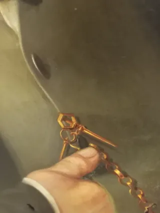 Antico Ritratto Uomo olio su tela firmato