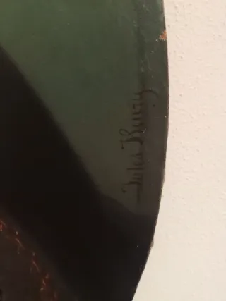 Antico Ritratto Uomo olio su tela firmato