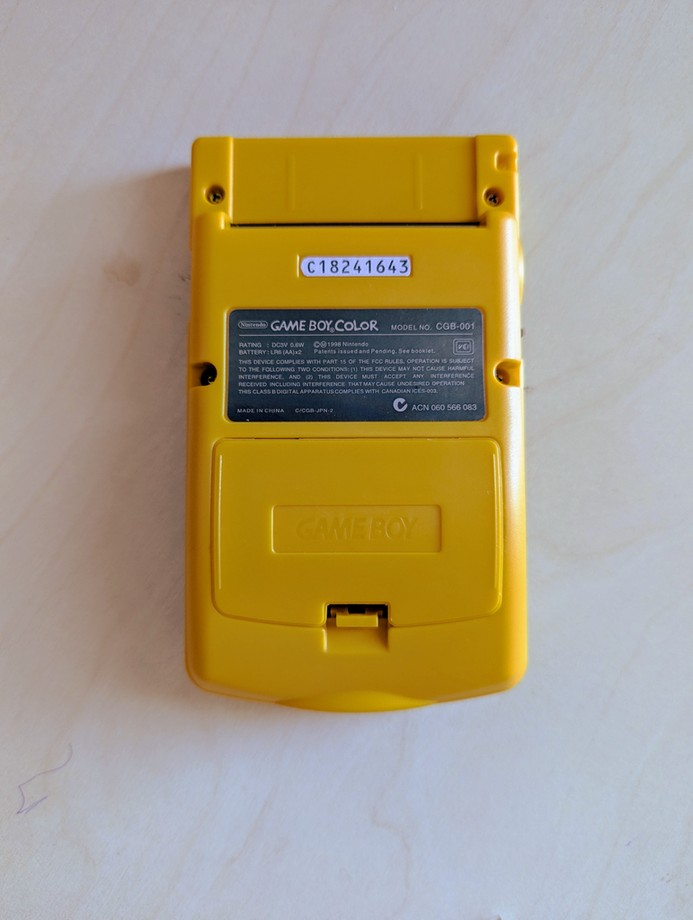 Game Boy Color Amarillo afbeelding 2