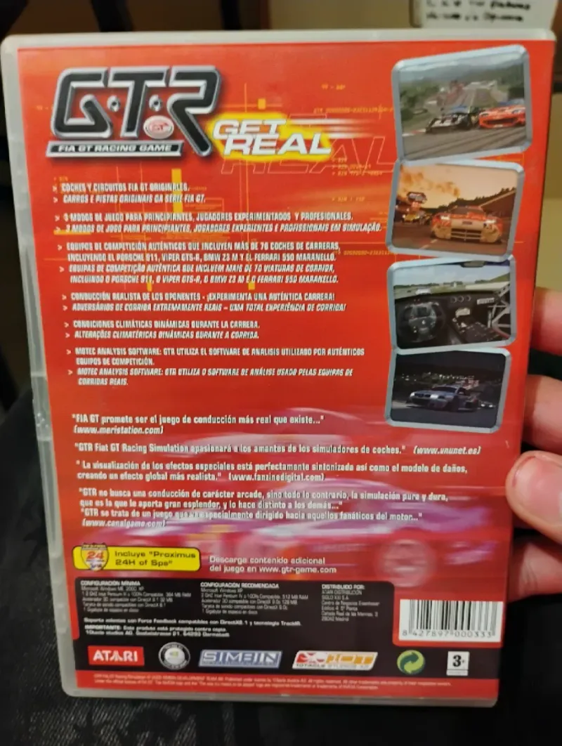 GTR FIA GT Racing Game PC CD-ROM afbeelding 2